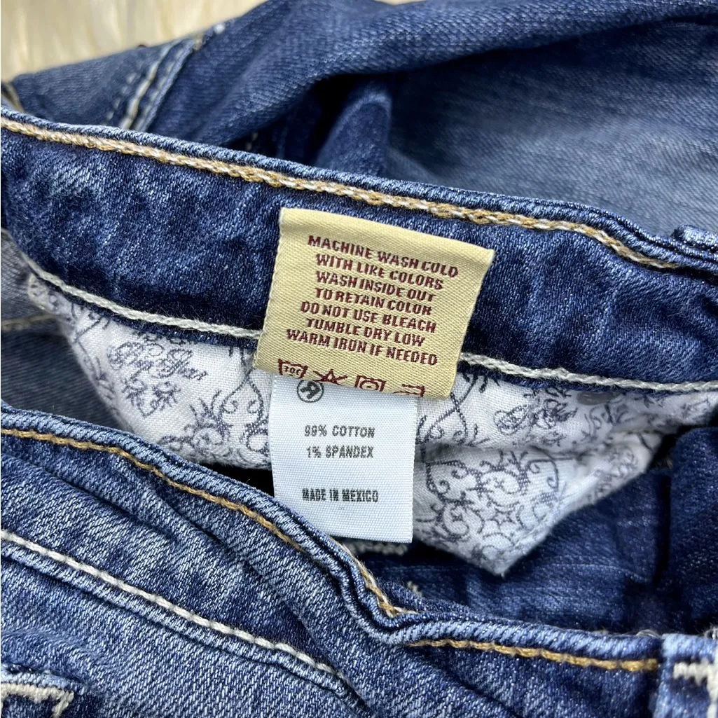 Big Star “Maddie boot” mid rise fit Classic Blue Boot Cut Jeans Sz 28 Long - Image 3