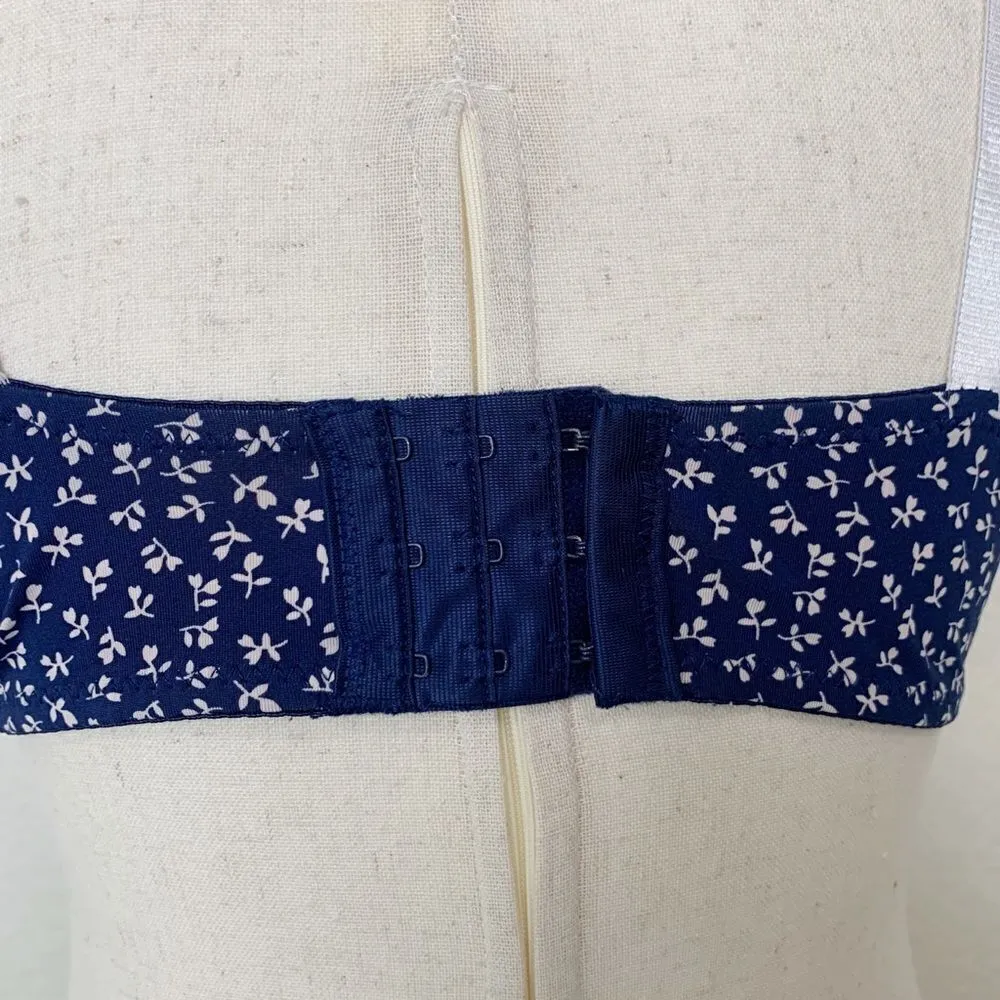 Jessica Simpson Size 38D Blue Floral Bra - Image 7