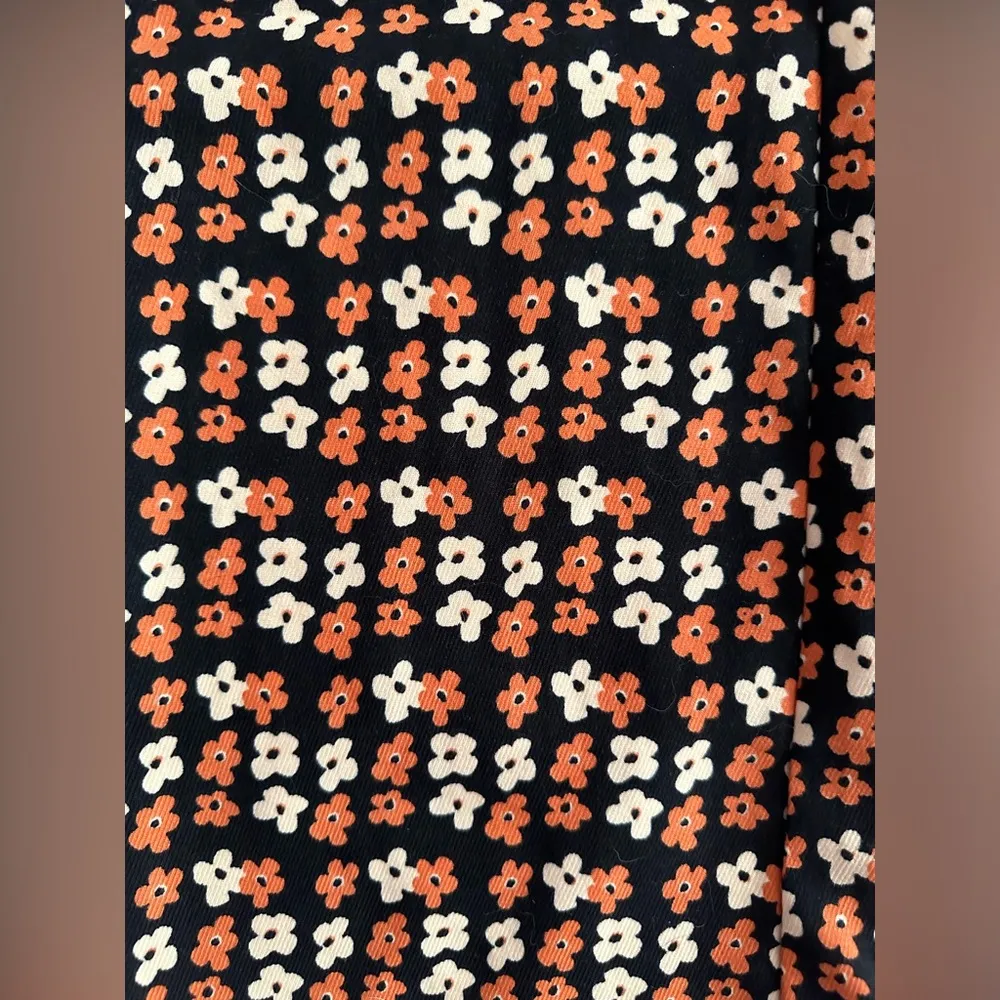 Pink Lily Large (Runs small) Floral Ruffled Flare Overalls - Image 15