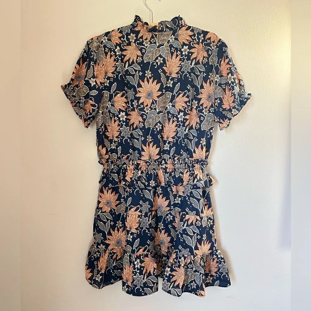 NWT Tularosa bohemian floral ruffle waist Colleen mini dress - Image 10