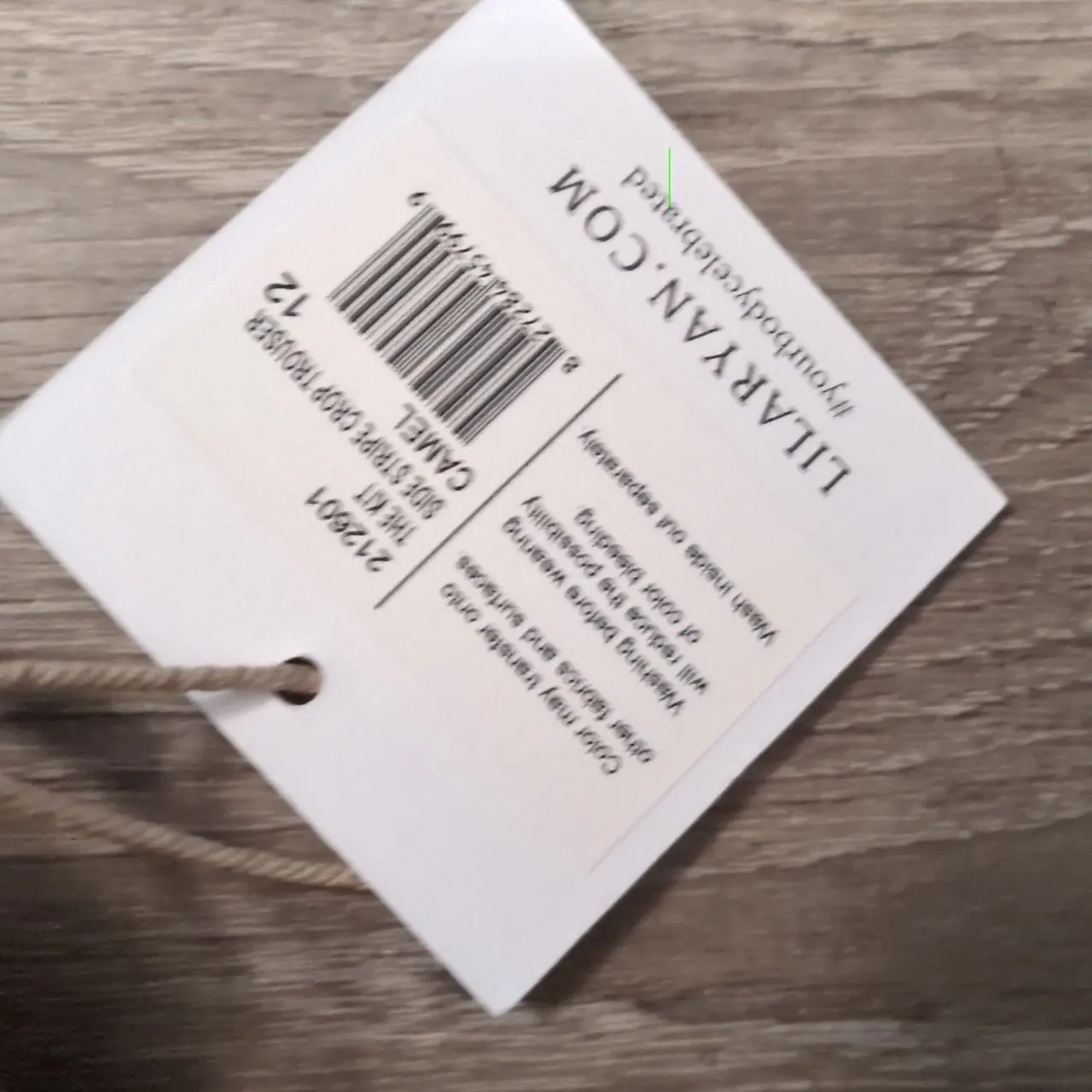 Lila Ryan  Camel The Kit Side Stripe Crop Trousers Size 12 - Image 4