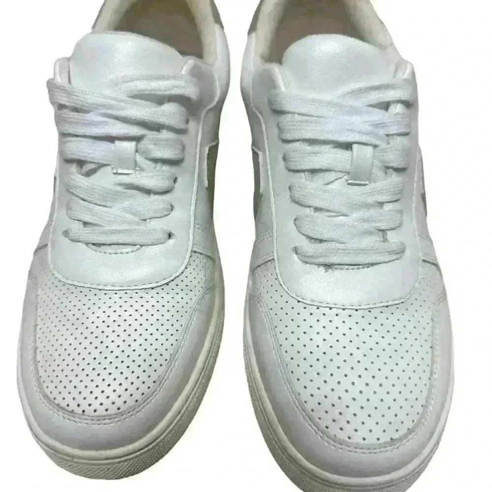 MIA Alta Malta Lace Up White Leather Women's Size 9M Shoes GS1303443 - Image 2