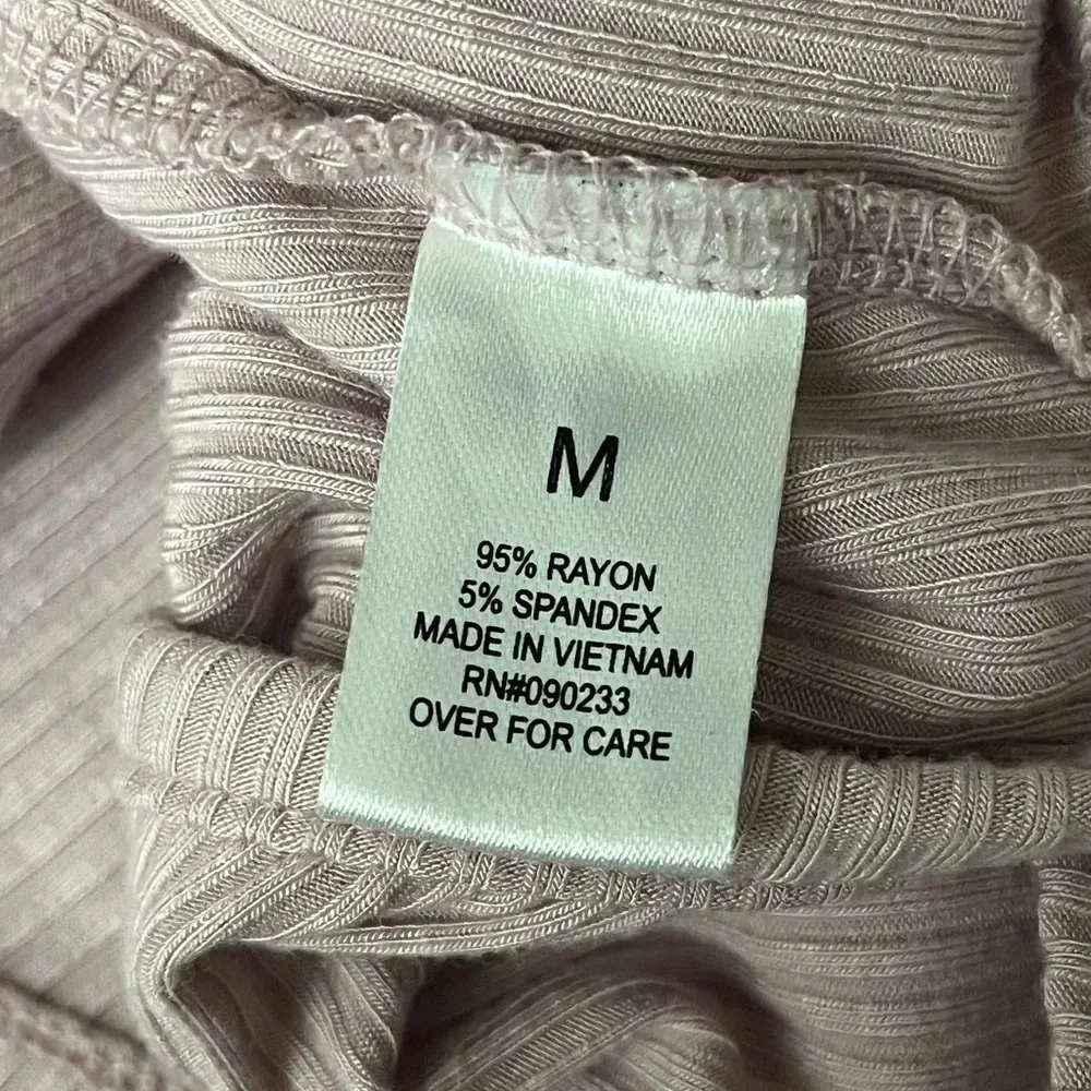 Pacsun PAC Pink Ribbed Ballet Crop Top Womens Beach Summer Festival Rodeo M - Image 8