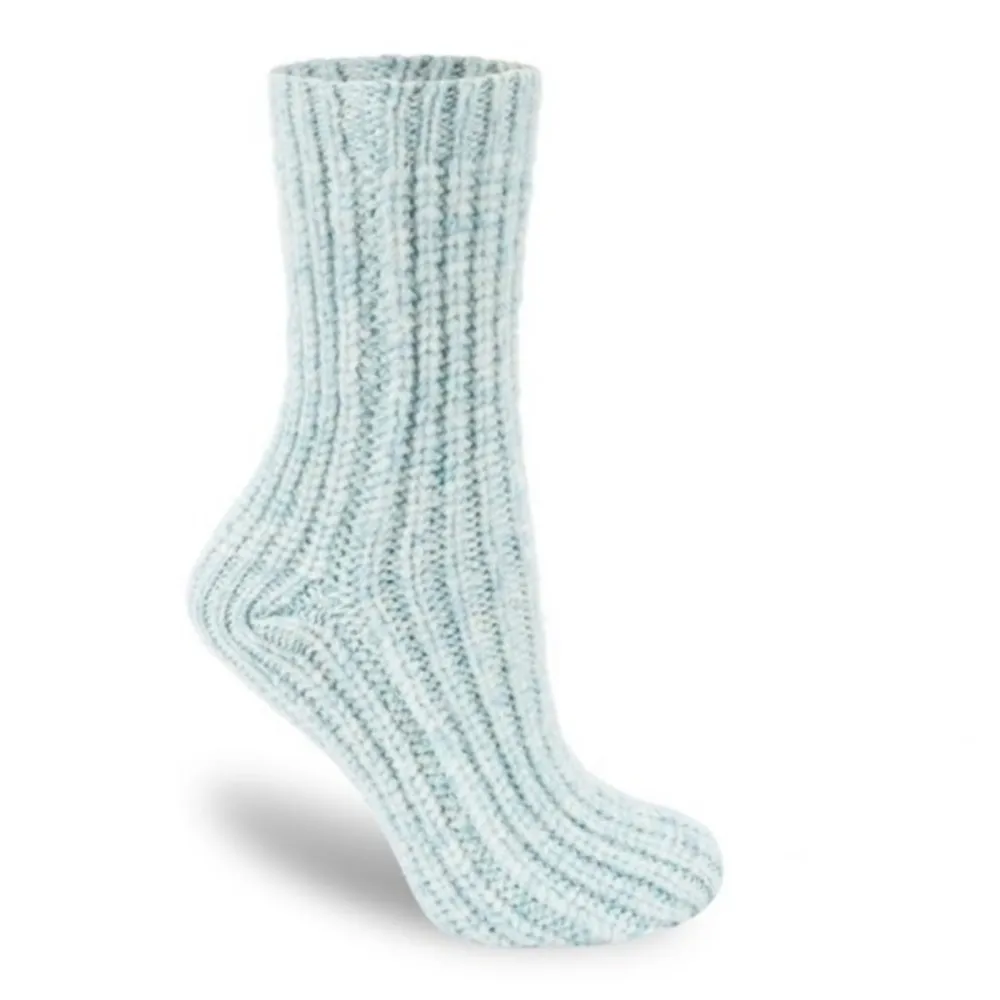 LEMON Chunky Knit Sweater Socks Pink & Mint One Size NEW - Image 8