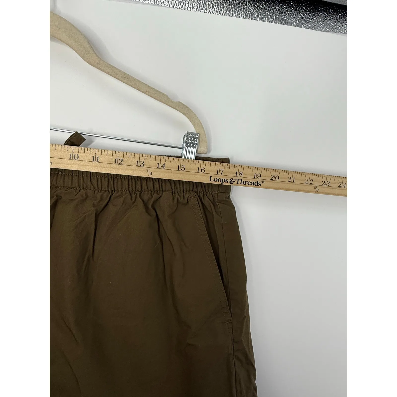 Banana Republic Factory Olive Brown Cotton Pull - Image 6