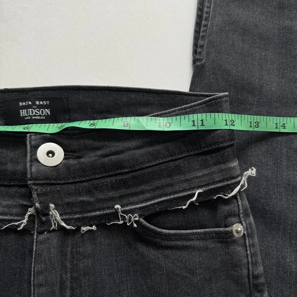 Hudson Baja East Black High Riss Heartbreaker Slim Bootcut Jeans Size 23 NWT - Image 5