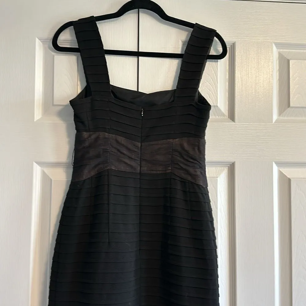 Nanette Lepore Black Tank Mesh Front Dress - Image 5