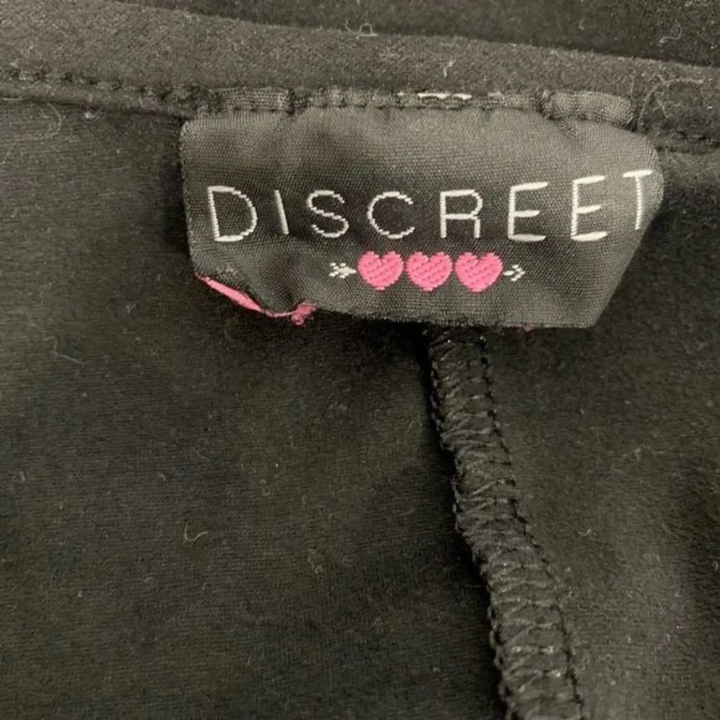 Discreet Cold Shoulder Black Dress Size 2X Polyester & Spandex Blend - Image 3