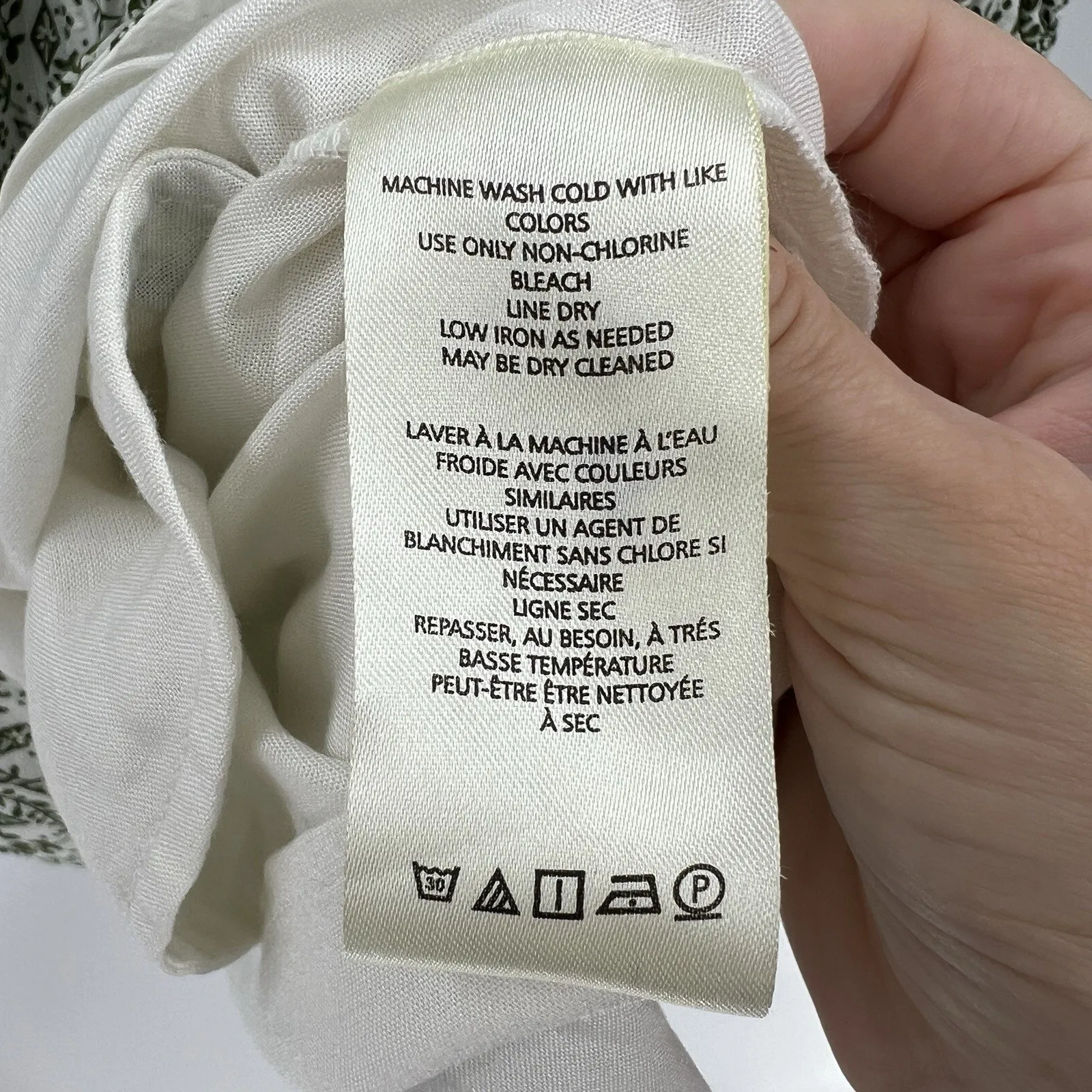 Anthropologie Pilcro Long Sleeve Babydoll Mini Dress Garden‎ Green Size Medium - Image 10