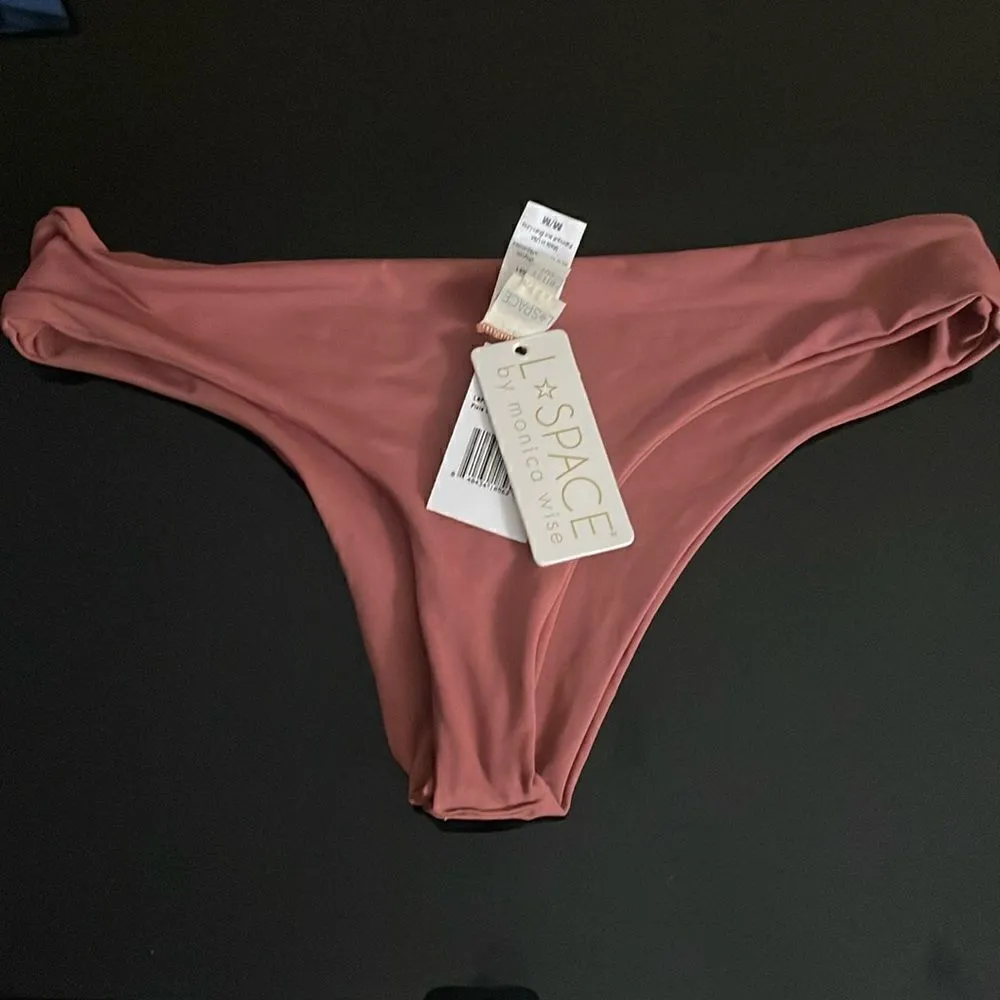 L Space Pixie Bikini‎ Bottoms In Sahara Bitsy Fit Size Medium NWT - Image 3