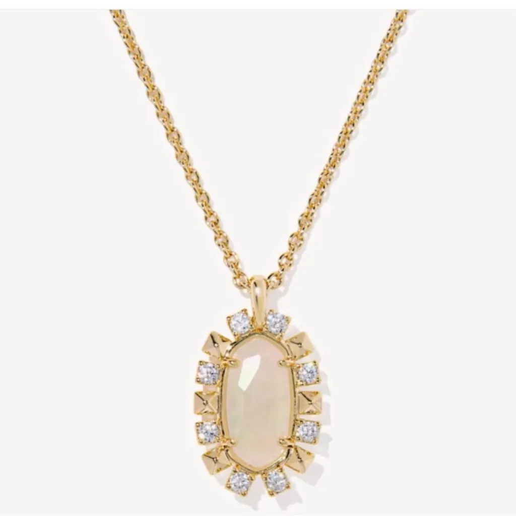 Kendra Scott Shanley Gold Short Pendant Necklace - Image 2