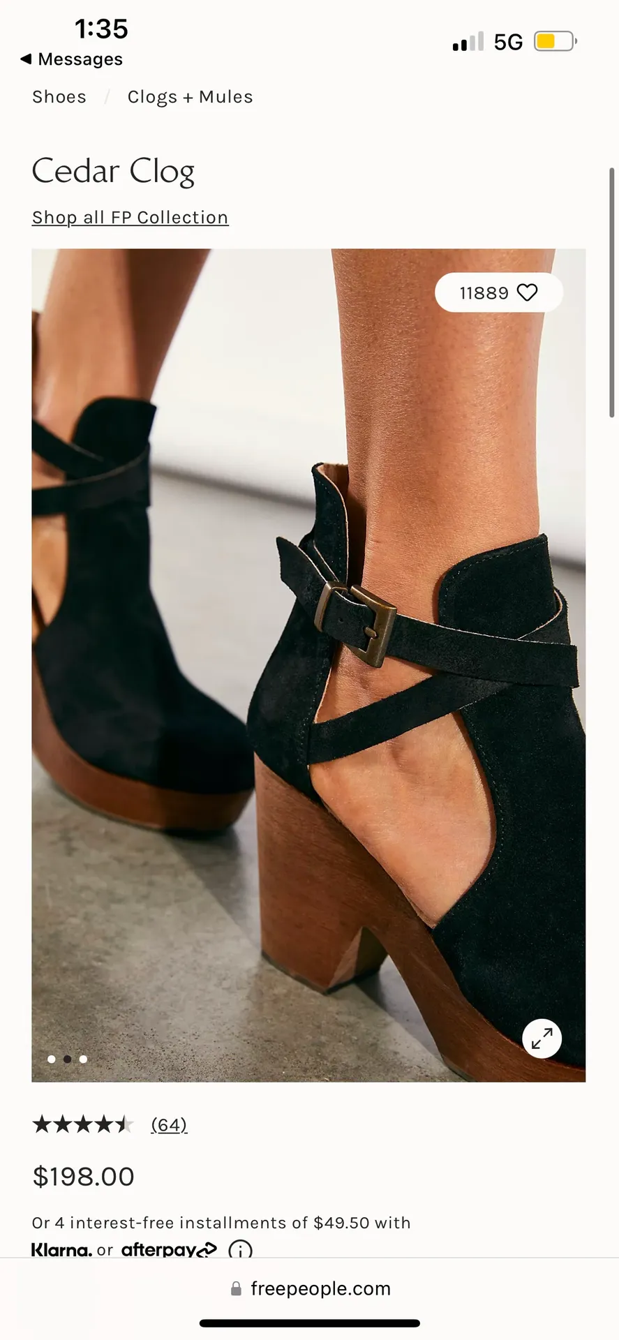 Free People cedar clogs - Image 2