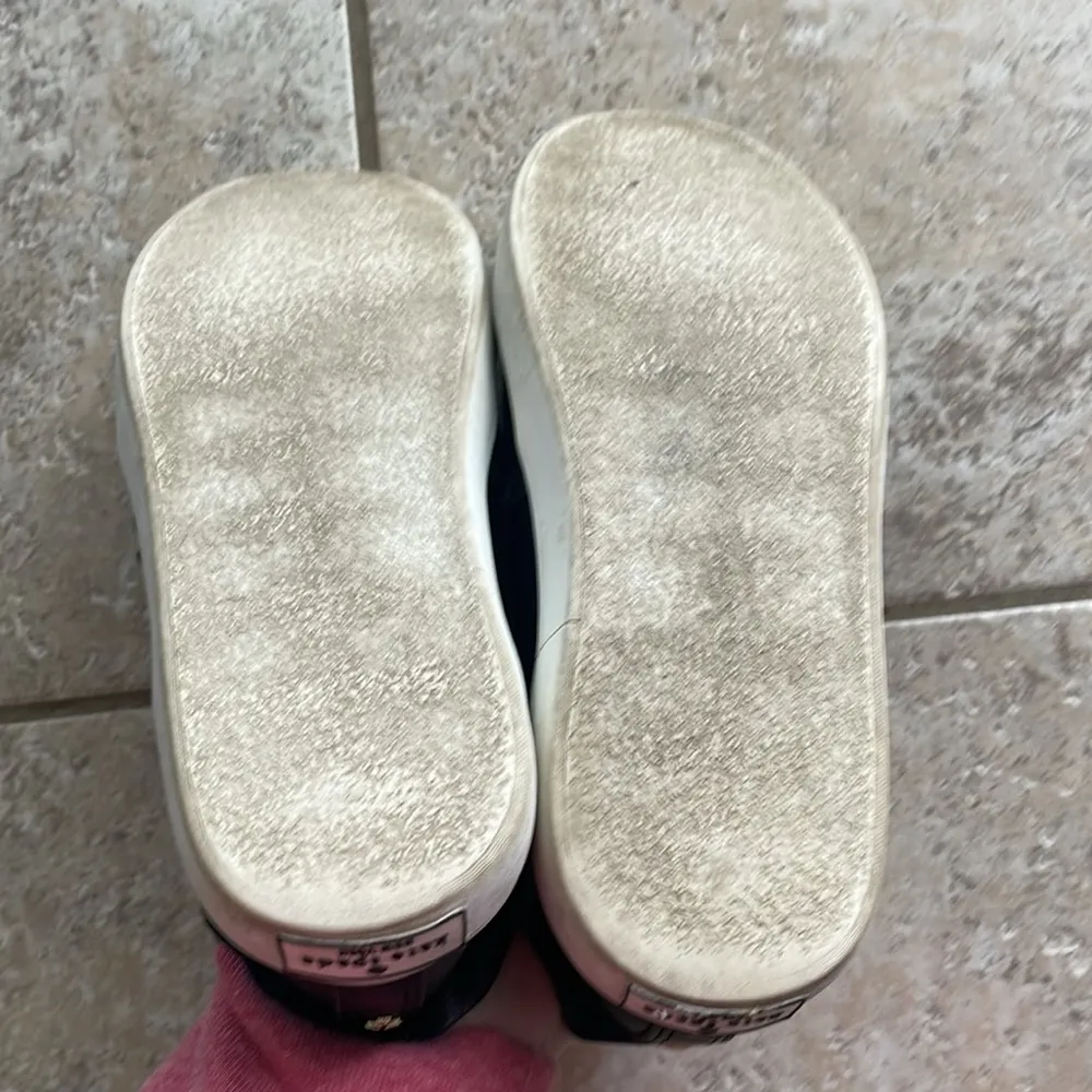 kate spade new york Lilly Ruffle Trim Leather Slip-On Sneakers - Image 11