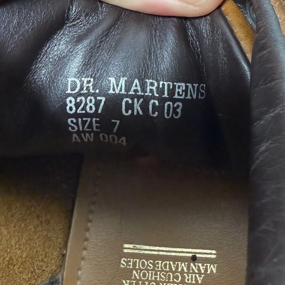 VTG England Made Dr Martens #8287 Low Boots UK sz 7, US M8, US W9 - Image 8