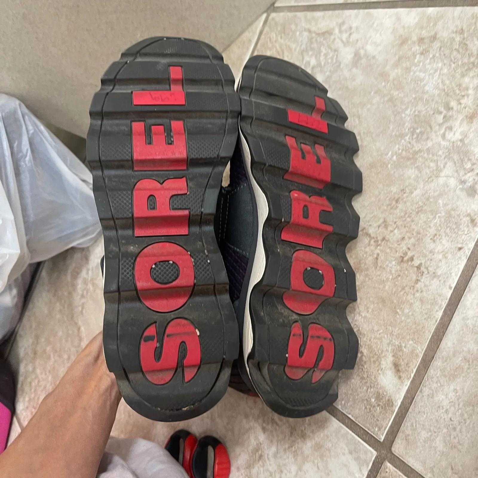 Sorel Kinetic plumb Breakthru Slip On Athletic Shoes Purple Women US 8 Preown - Image 9