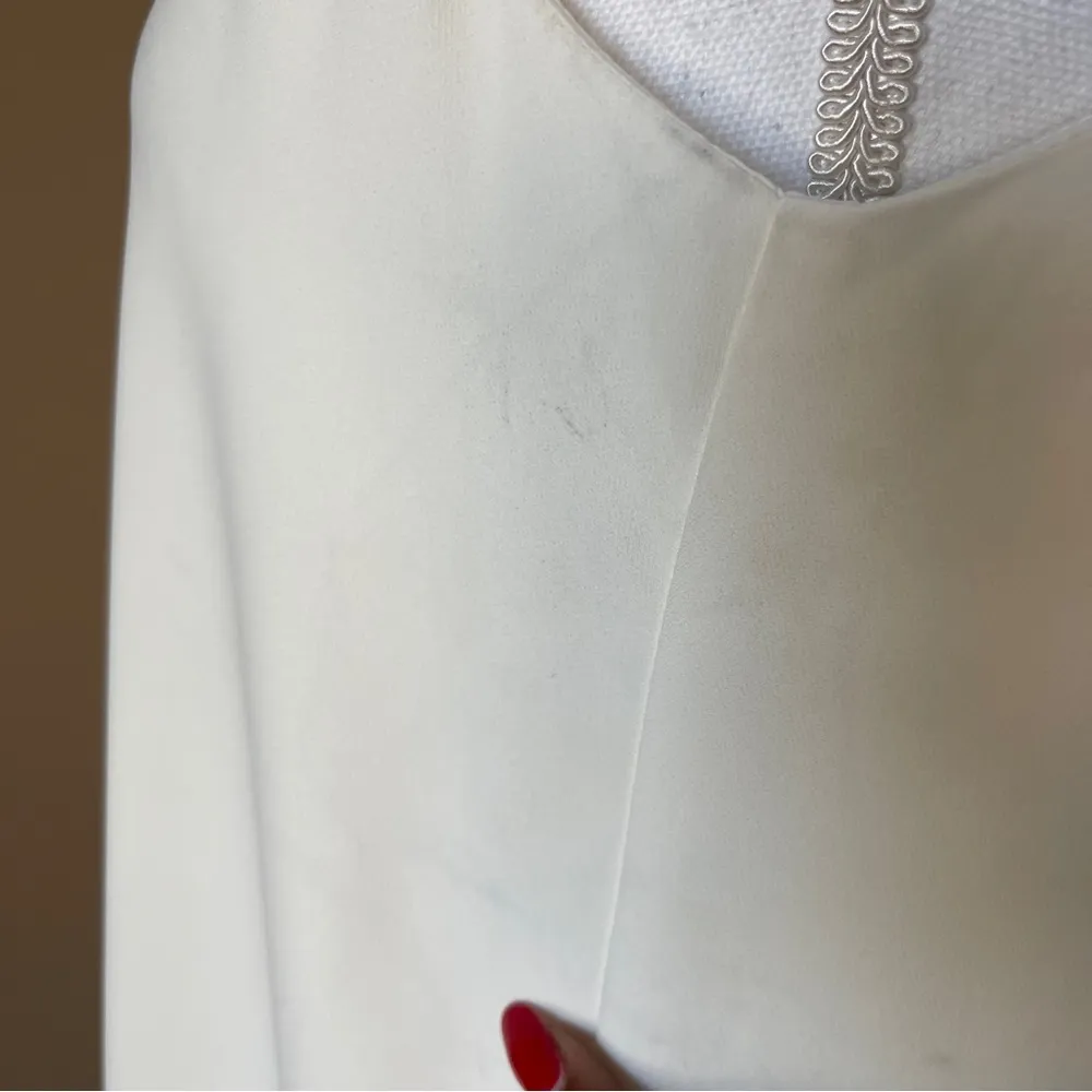 AMANDA UPRICHARD | Cream V-neck A-line Mini Dress Sz S - Image 39