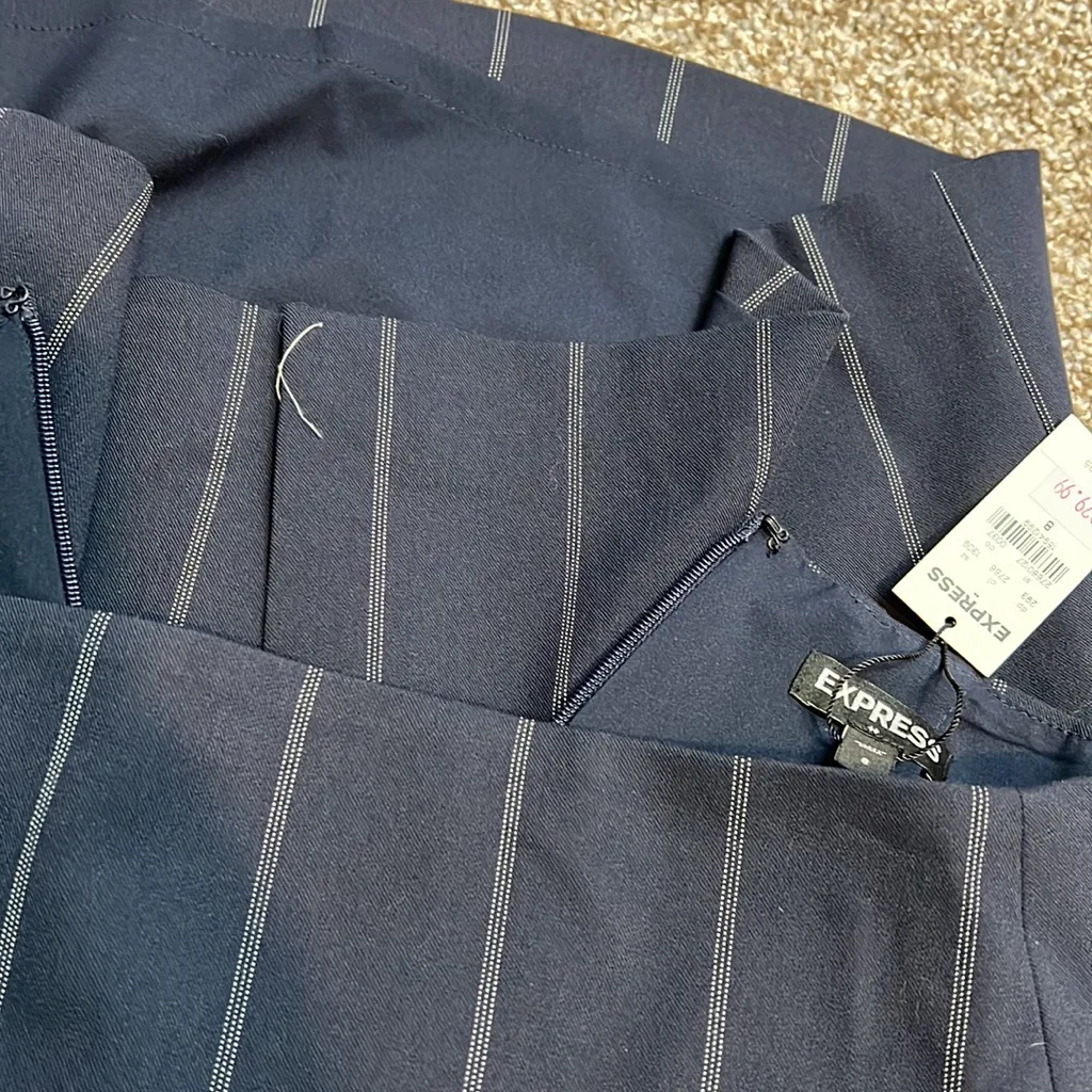 EXPRESS NWT Vertical Stripe Skirt - Image 3