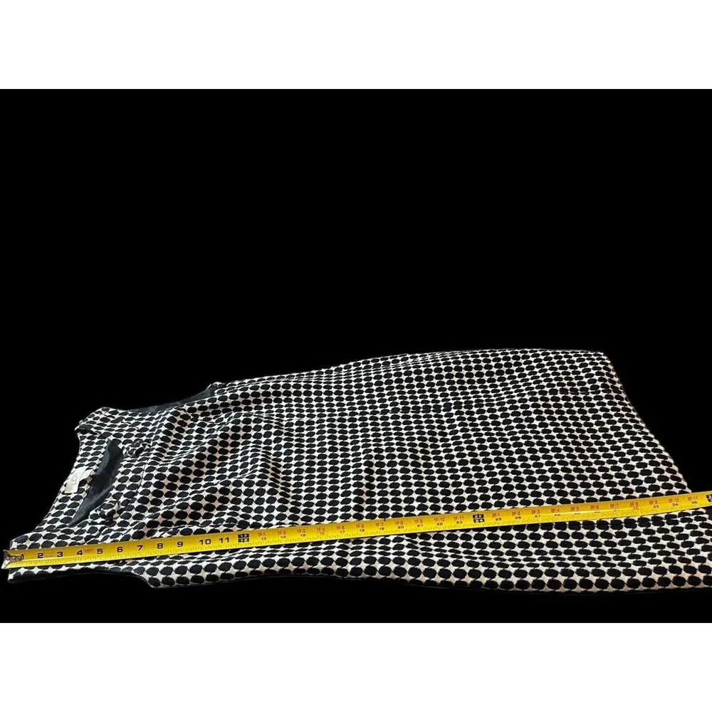 Ann Taylor Loft Sleeveless Black And White Houndstooth Tweed A-line Dress Sz 4 - Image 7