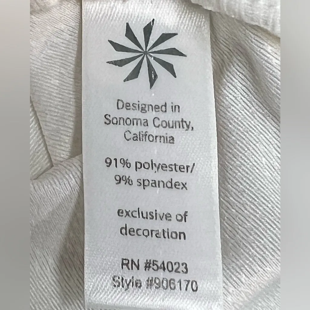 Athleta Wick It Wader White Hooded Long Sleeve Cover Up - Size XS - VGUC - Image 7