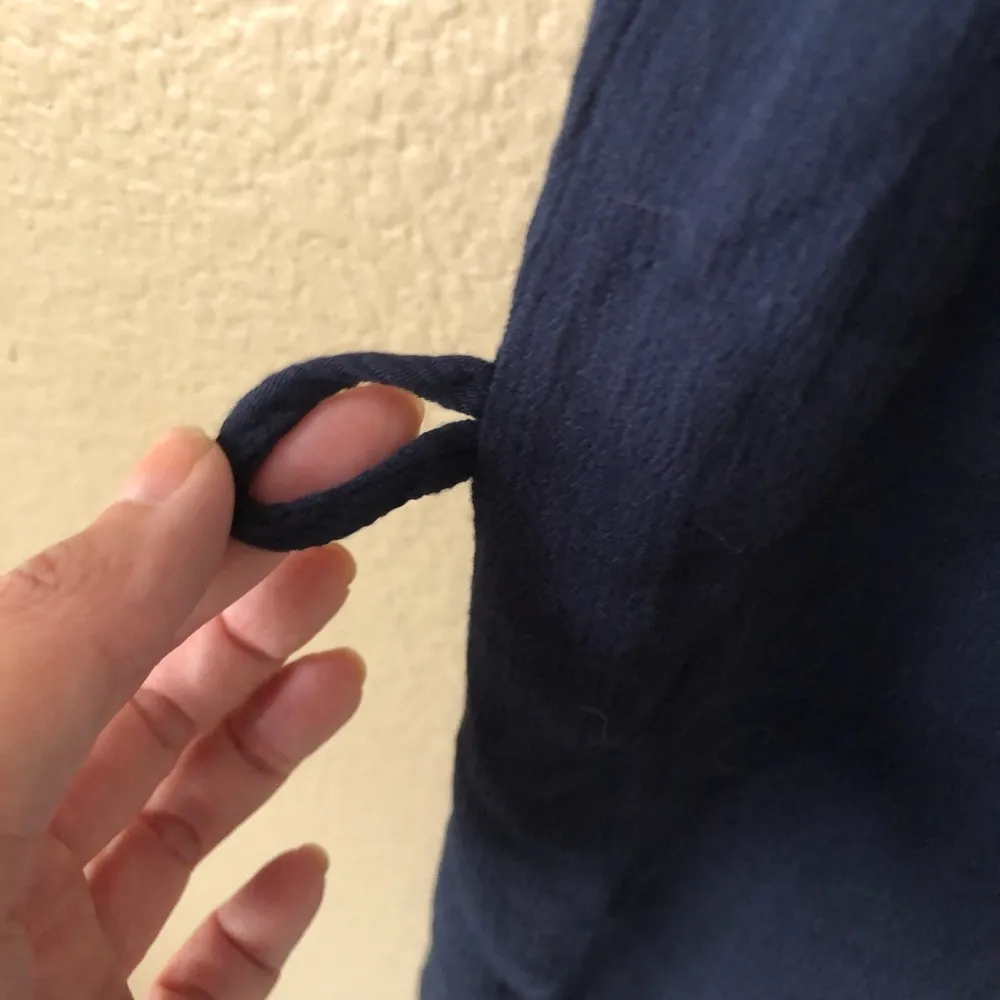 NWOT Dee elly button down dress navy blue - Image 42