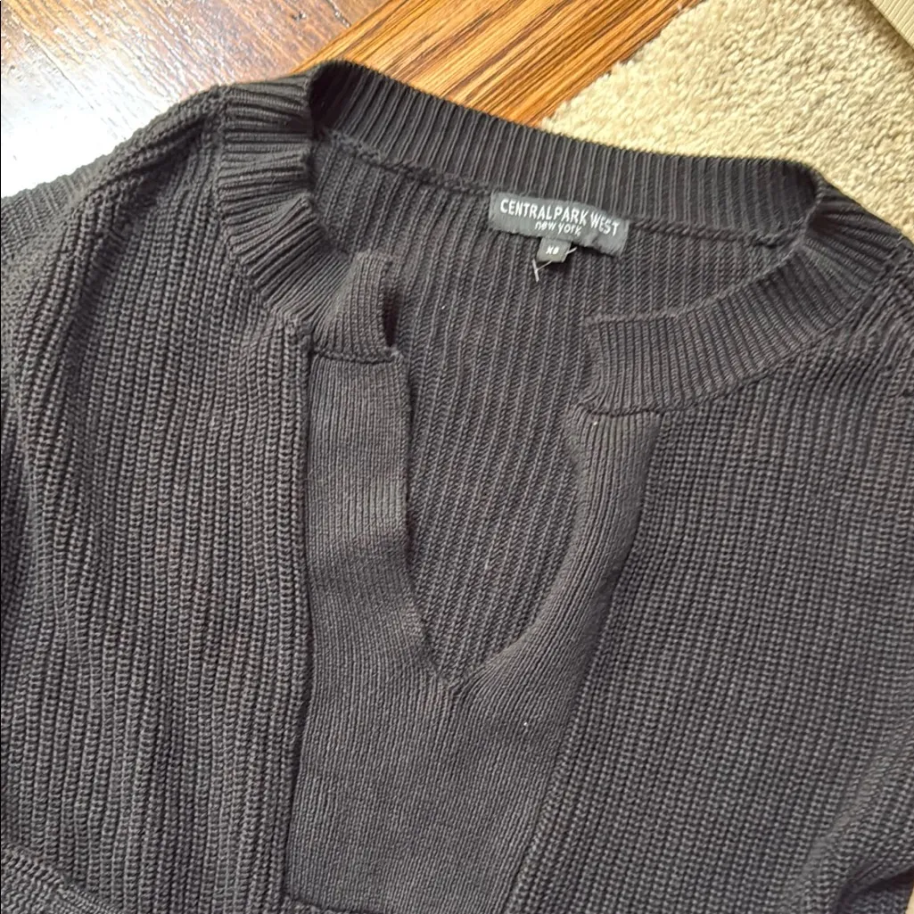 Central Park West Black Sweater - Image 5