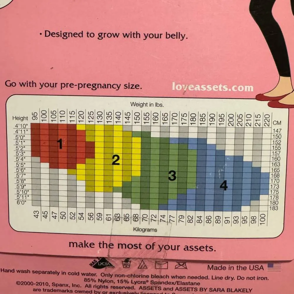 ASSETS BY SPANX Maternity Supportive Lucky Leggings Marvelous Mama Lucky XS 1 Gray Size undefined - Image 5