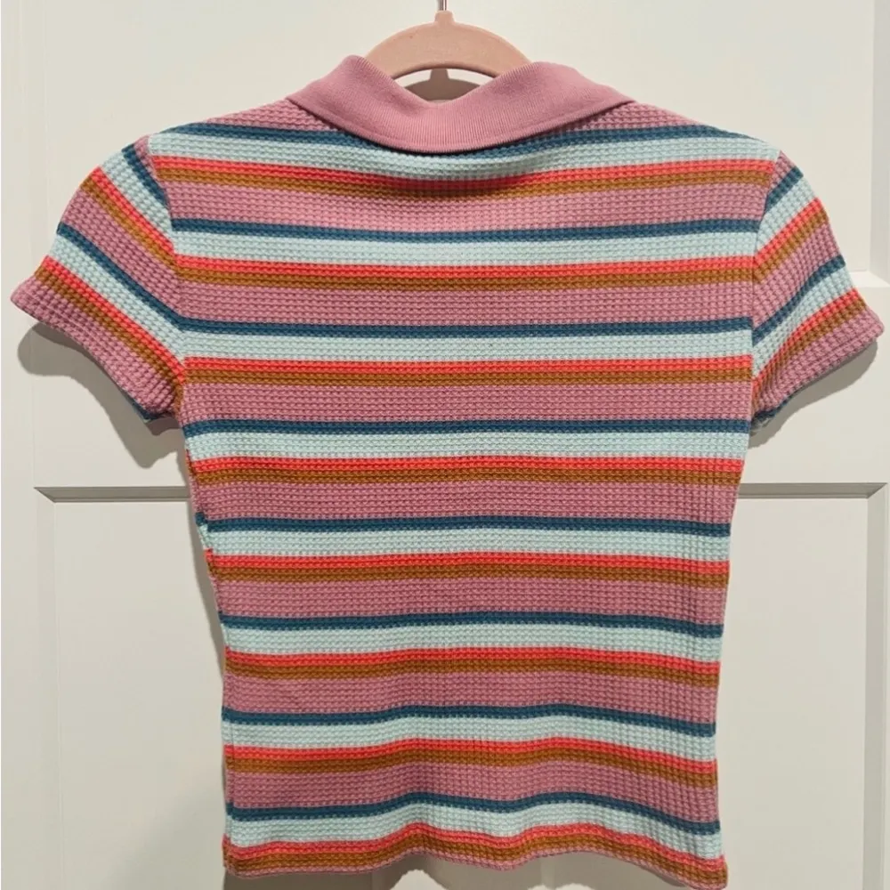 SO Striped Polo Top Size XS - Image 5