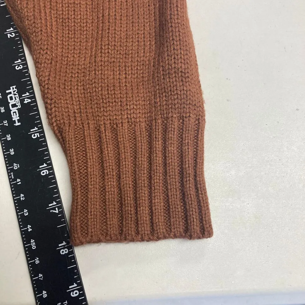 DOUBLE ZERO‎ Mystical Women’s Brown Cropped Sweater Size Medium - Image 5