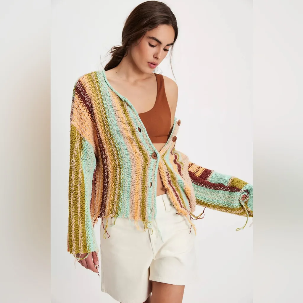 Free People  Baja Cardi - Image 3