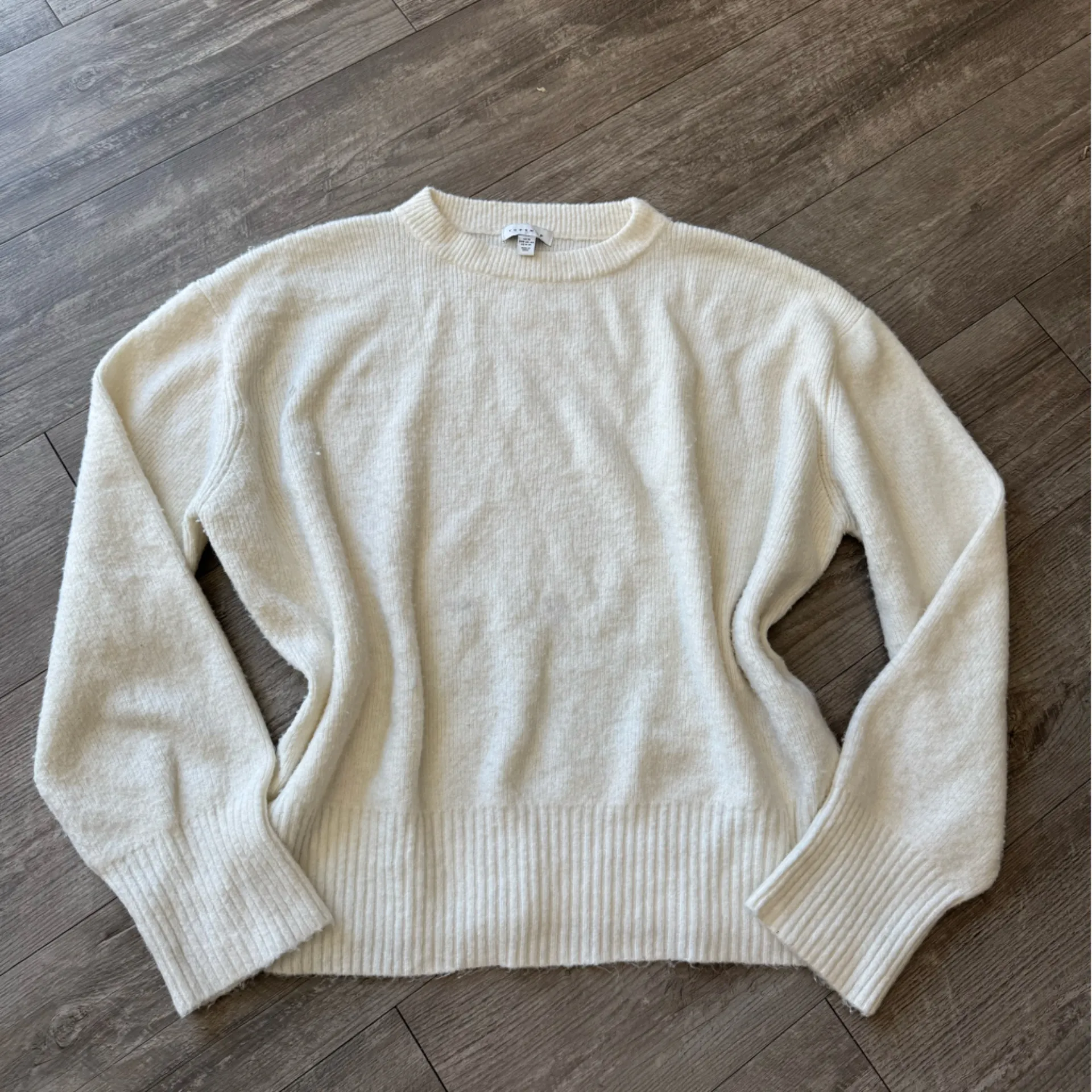 Topshop wool blend fluffy sweatshirt - Image 5