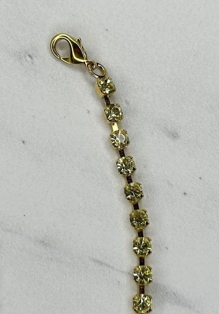Liz Claiborne Rhinestone Gold Chain Link Belt Small/Medium (S/M) ✨ - Image 3