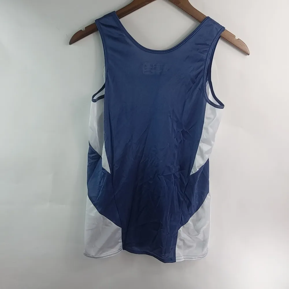 New Balance S Navy White Nylon Athletic Tank Top - Image 4