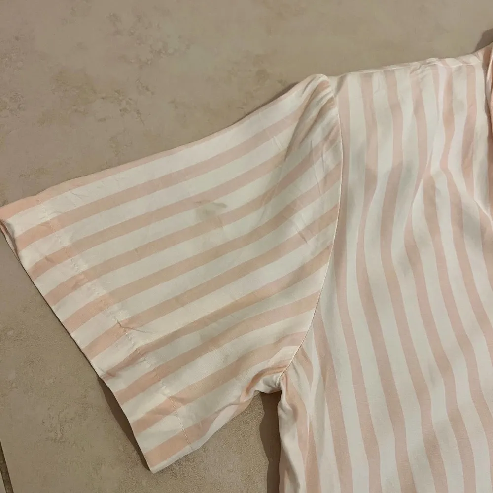 Vintage TR Bentley Striped Short Sleeve Button Down Shirt USA Made Size M Size M - Image 6