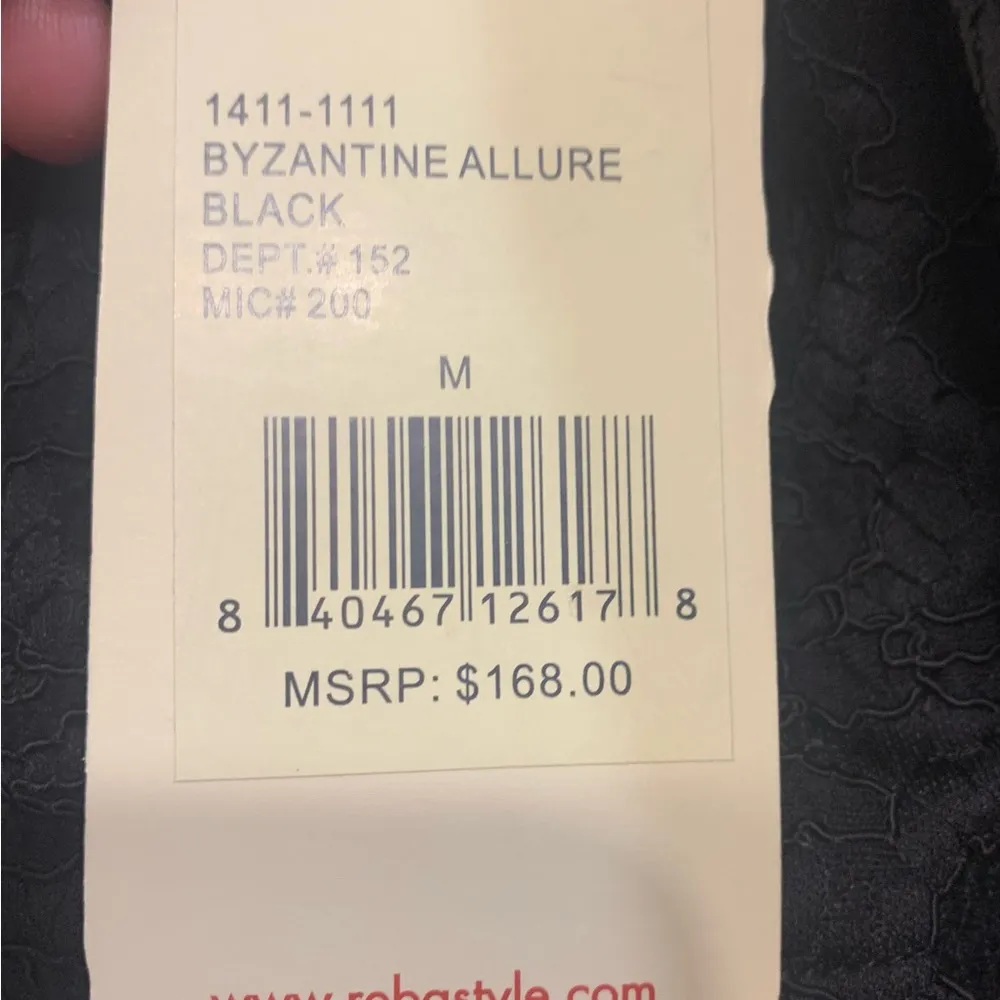 NWT Reba Black & Gold Laced Fitted Medium Western Jacket. 1805 - Image 5