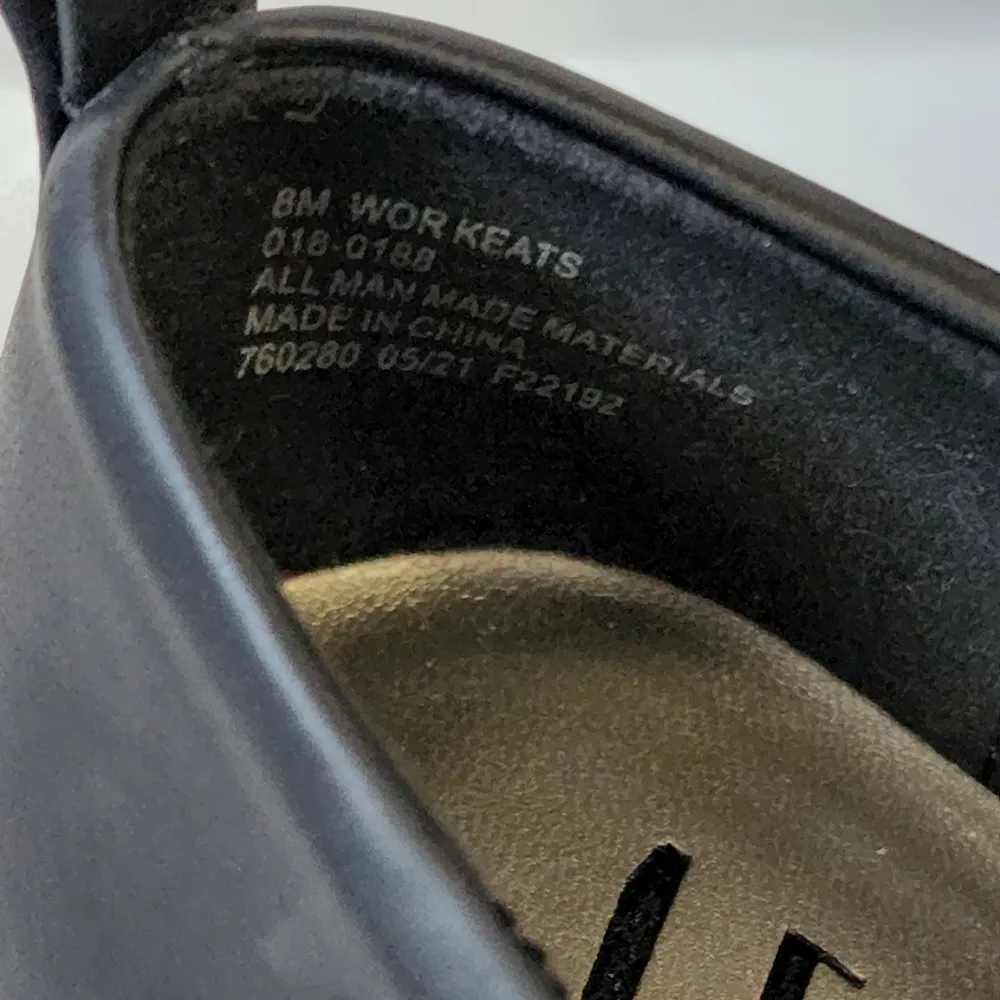 Worthington Keats black pleated faux leather ballet flats size 8 - Image 5