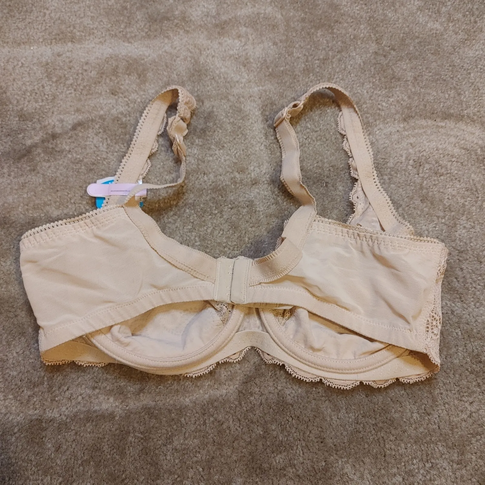 Playtex Beige Tan NEW NWT Size 36D Bra Lace Lightweight Wired Adjustable - Image 3