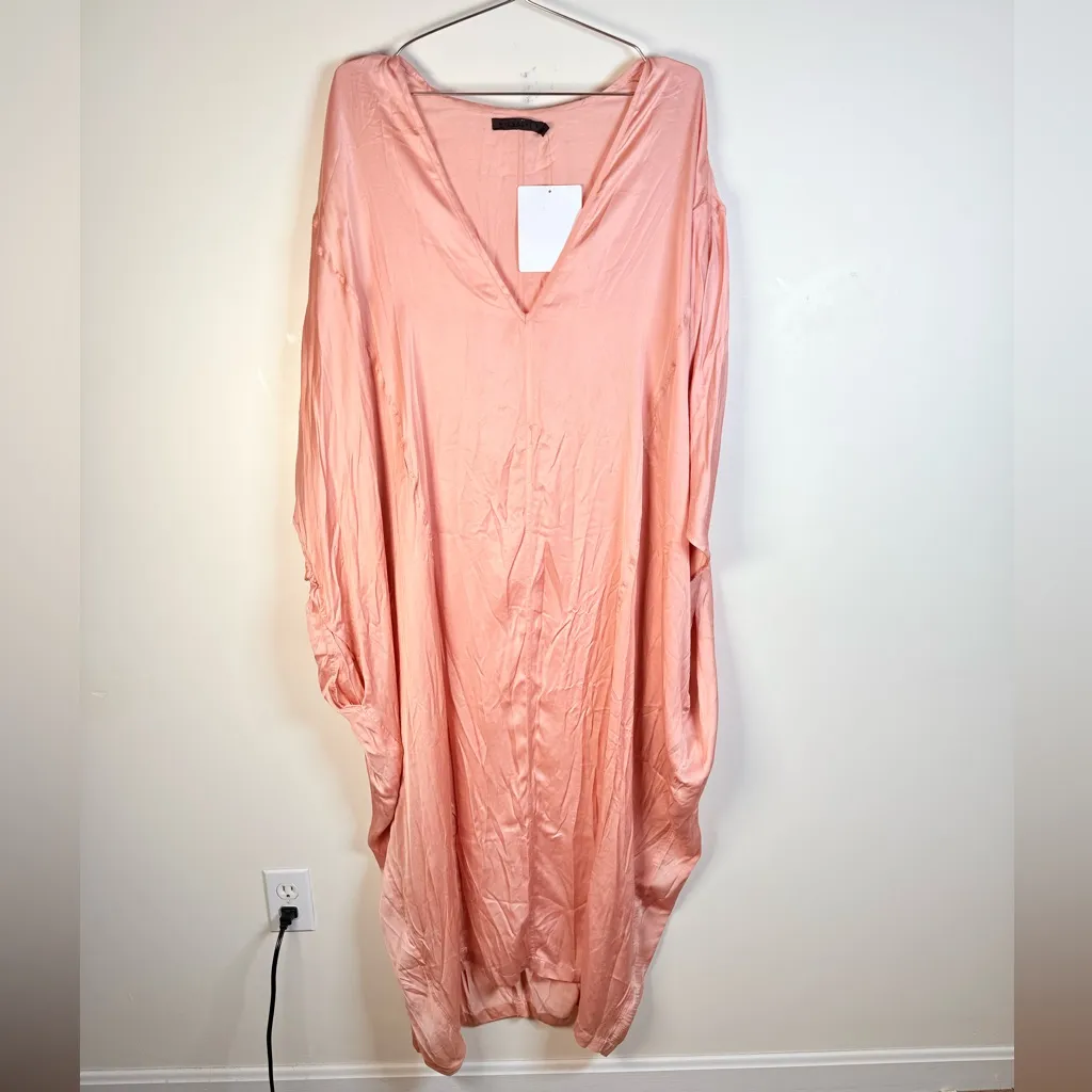 Nicholas K Drifter Dress Blush Draped Oversized Tunic Size M - Image 2