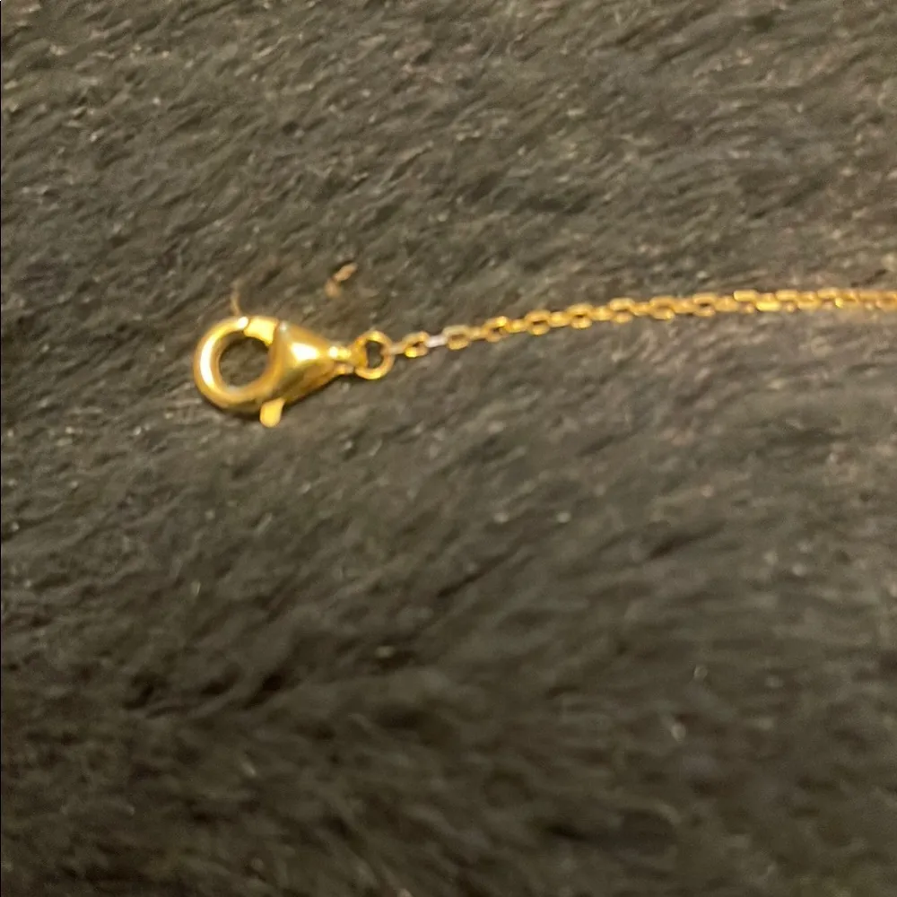 None Gold Textured Geometric Bracelet with Decorative Elements - Image 3