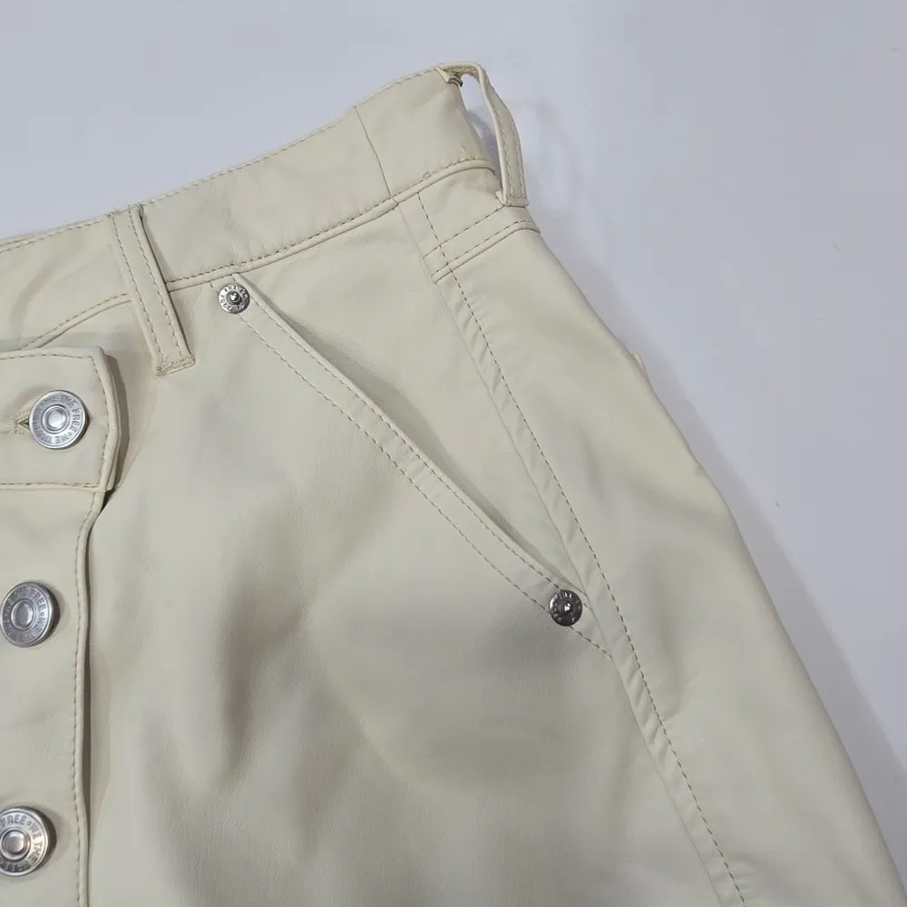 Free People Wynne Vegan Skirt in Bone - Image 4