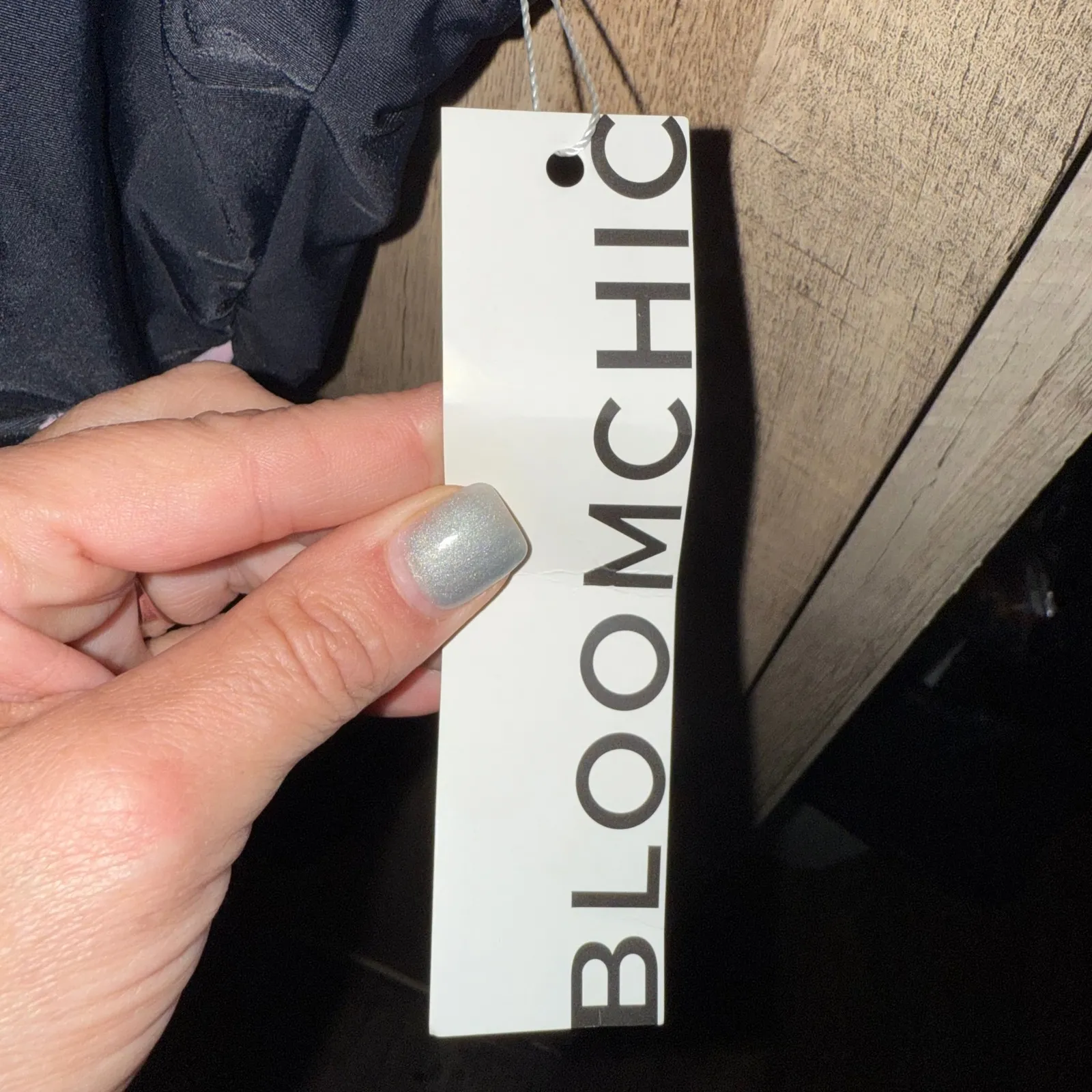 BloomChic One Piece Swimsuit Animal Print Black V - Image 6