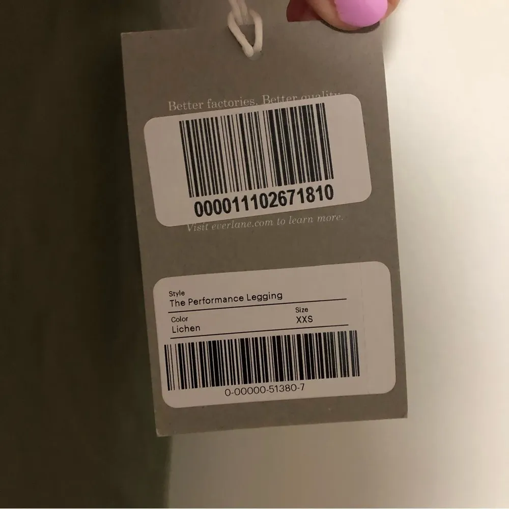 Everlane the Performance Legging Lichen Renew Regular New XXS - Image 5