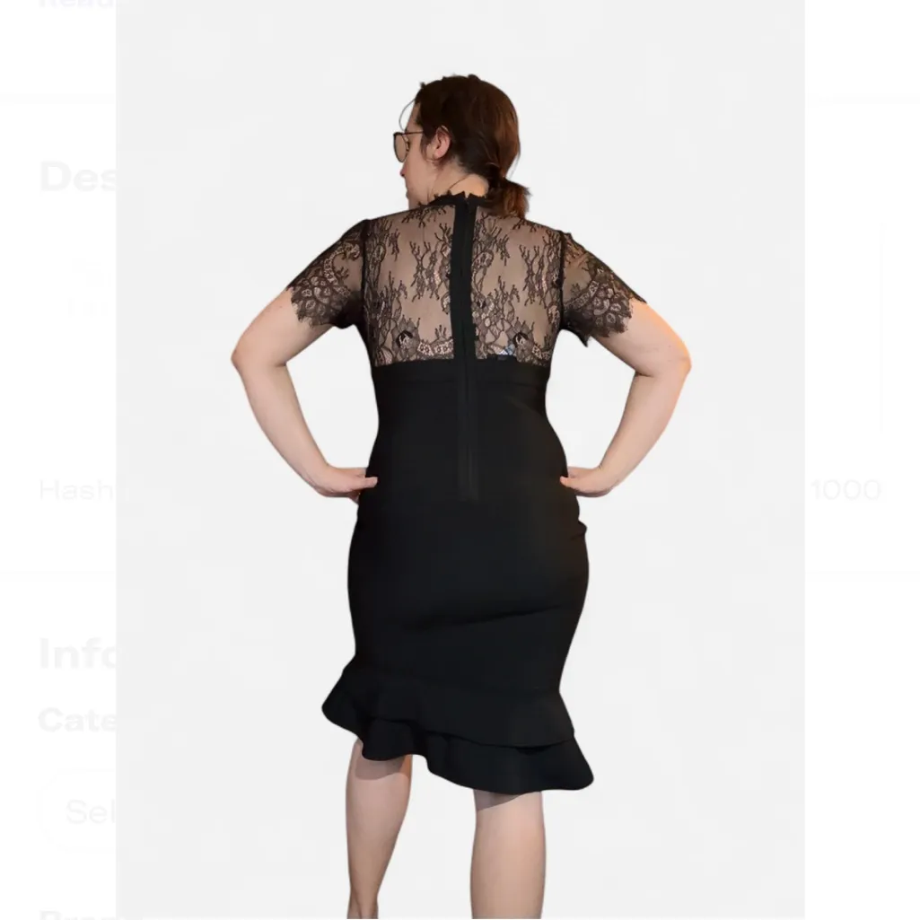 Venus harness dress Black Size L - Image 7