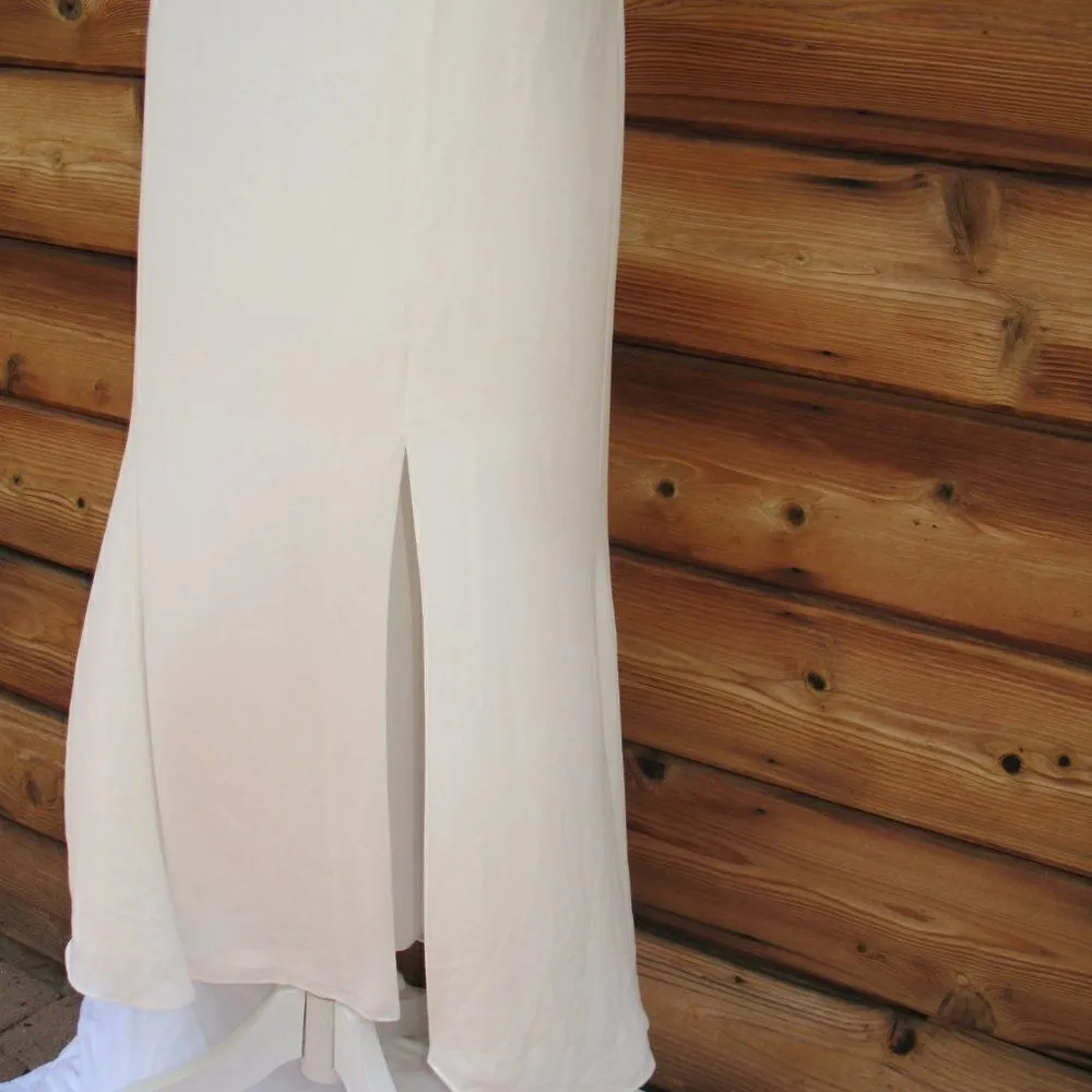 NWT Fame and Partners Off White Cut Out Maxi Dress - Image 10