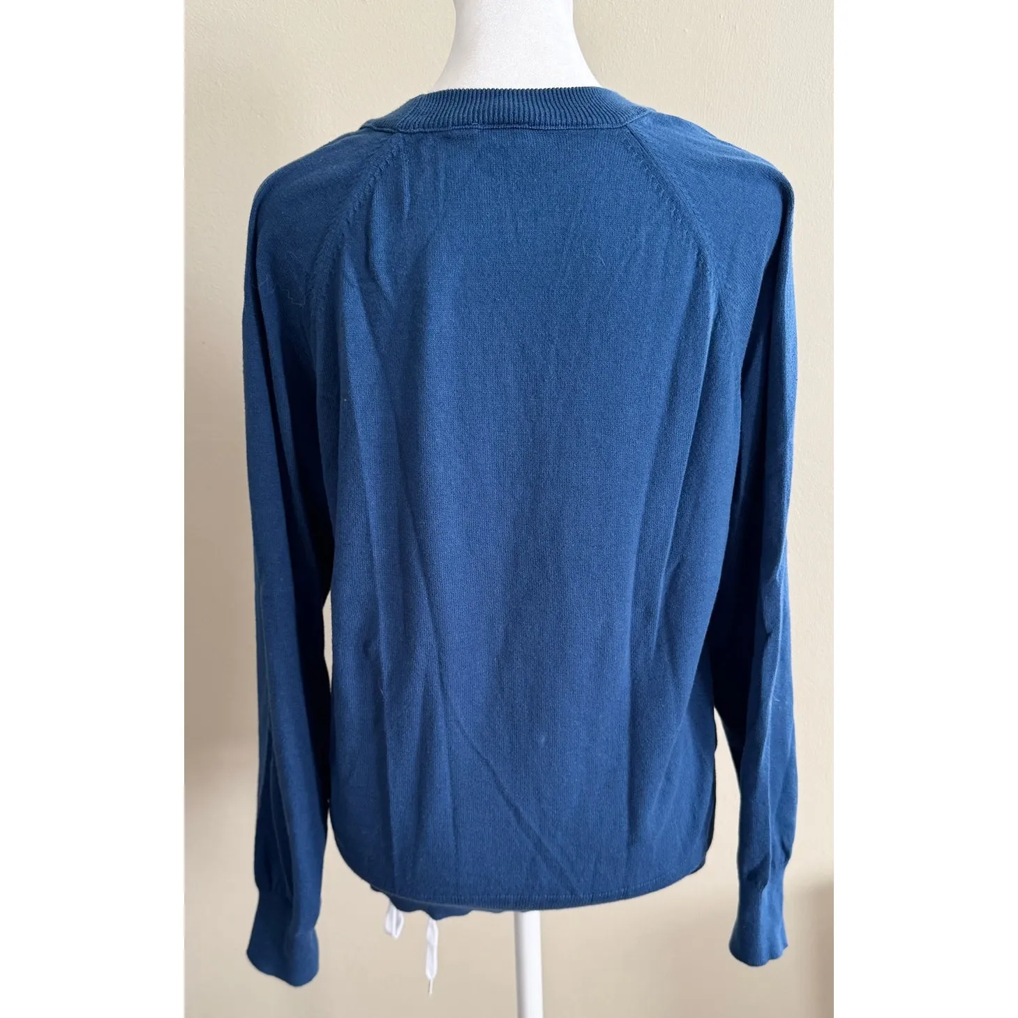 GAP MERCI Raglan Crewneck Pullover Sweater Size S (preppy minmalist) - Image 4