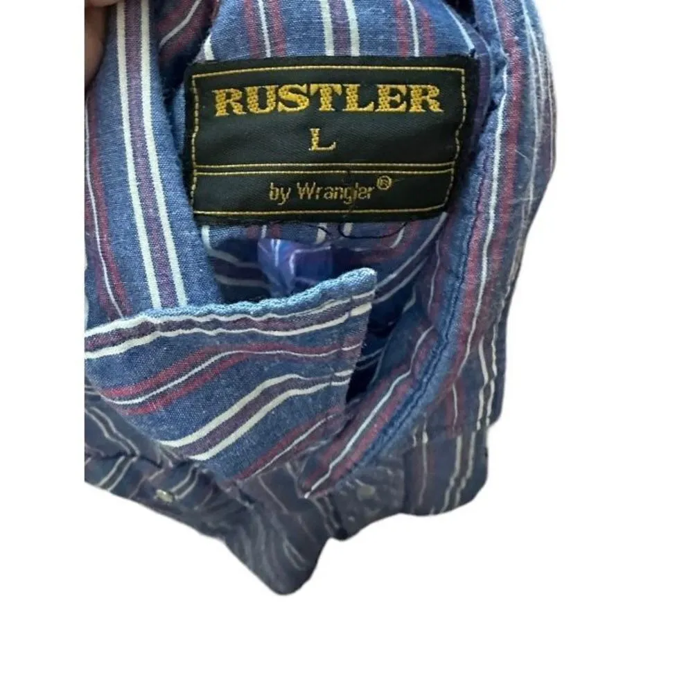 Vintage Rustler‎ Western Shirt - Image 5