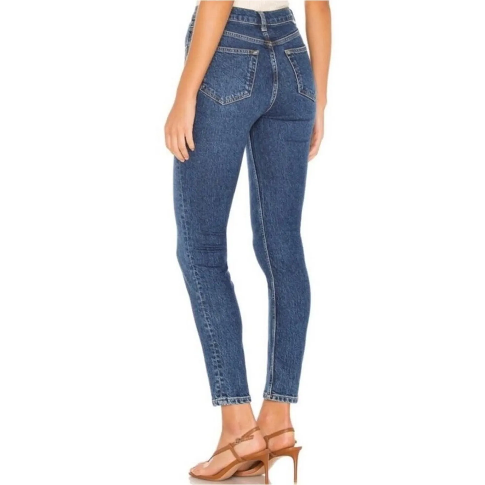 NWT BOYISH The Zachery Skinny High Rise Jeans‎ 26 Blue - Image 8