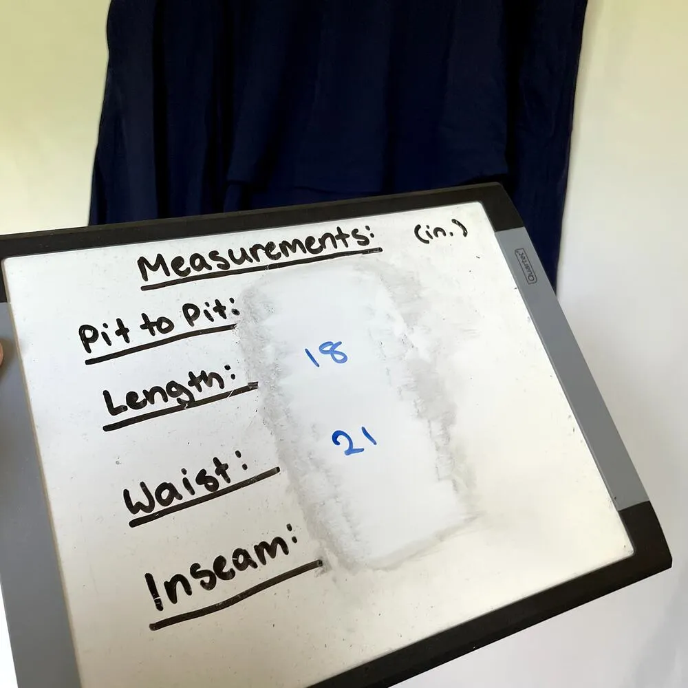 Lands' End navy blue skort pockets women's size 3X tennis skirt casual summer - Image 5