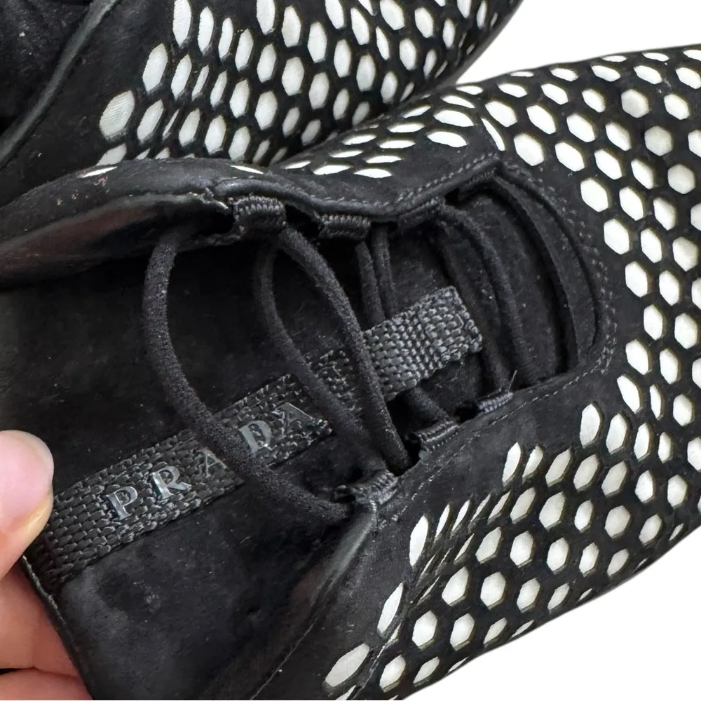 Prada Honeycomb Sneakers - Image 7
