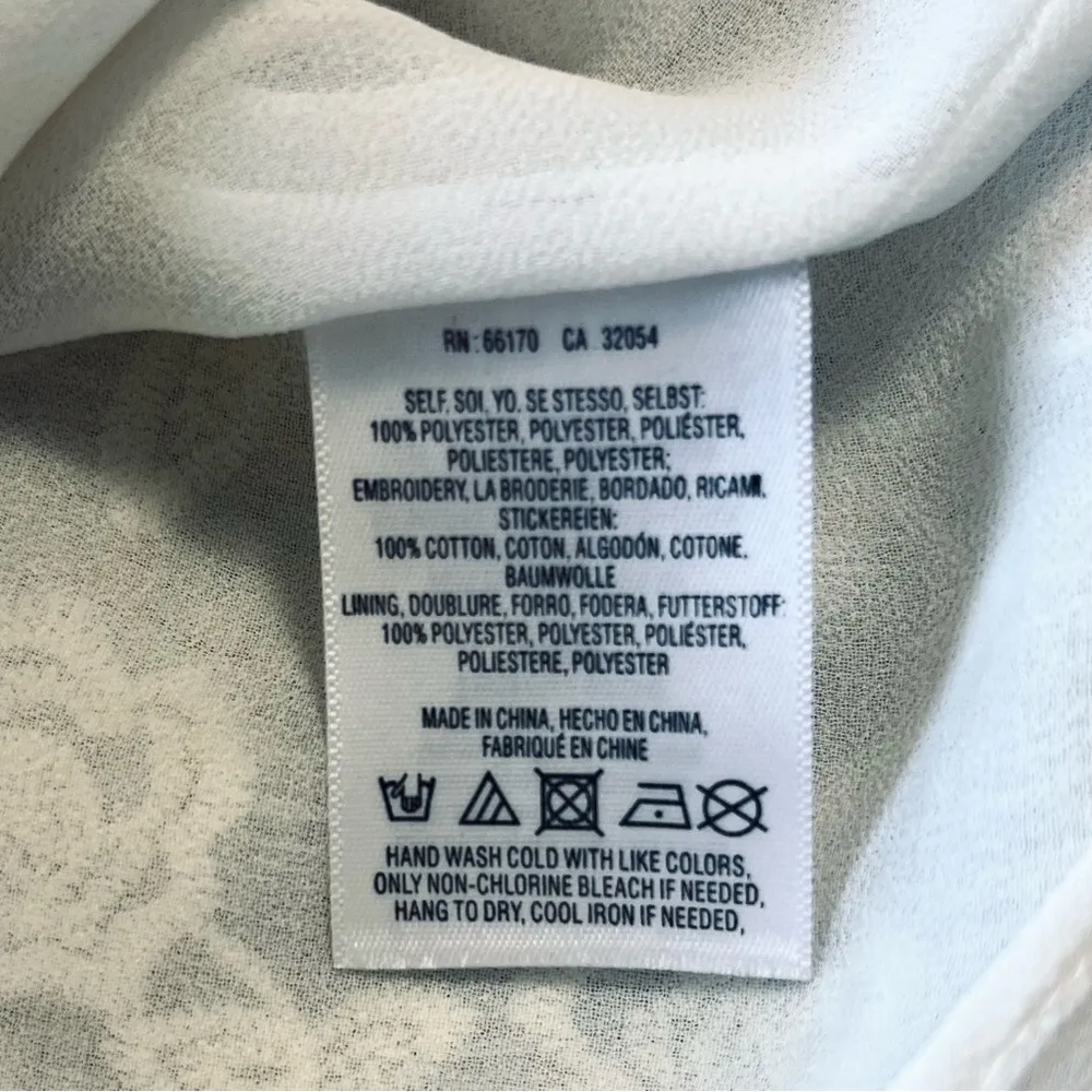 Meadow Rue Moonflower Lace Embroidered Halter Top XS Petite - Image 9