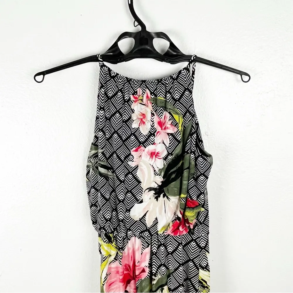 WHITE HOUSE BLACK MARKET Floral Sleeveless Maxi Dress, Size XXS - Image 8